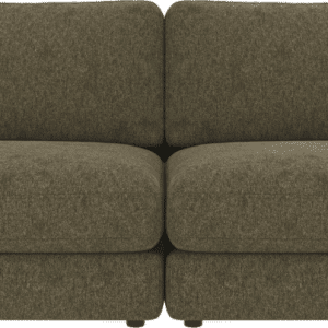 3-personers sofa Rowico Duncan Brenda i varm grøn polyester 258Ã103Ã78 cm